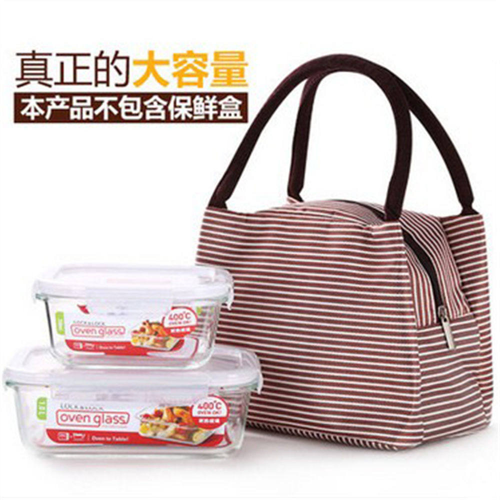 Lunch Bag Handbag Woman Aluminum Foil Insulation Bag Large Number Thickened With Rice Bag Portable Meal Package Student Lunch Lunch Box