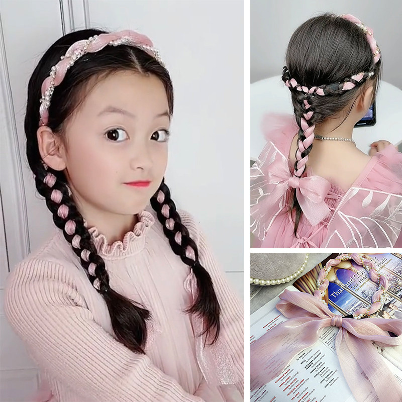 Xiao Xigua Butterfly Couple with Han-edited Xiao Fairy Pigtail Pearl Snow Spinning Clothes Clothes