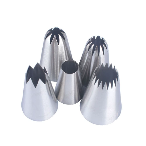 Простой ветер 5 -Piece Set Decorative Roth Комбинированный пирог крем для выпечки из нержавеющей стали из нержавеющей стали