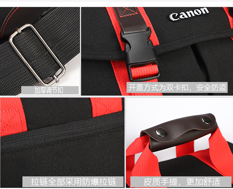 Túi đựng máy ảnh Canon 70D80D200D800D6D5D2 Máy ảnh DSLR micro đơn xách tay dễ thương đeo vai nam nữ - Phụ kiện máy ảnh kỹ thuật số túi benro