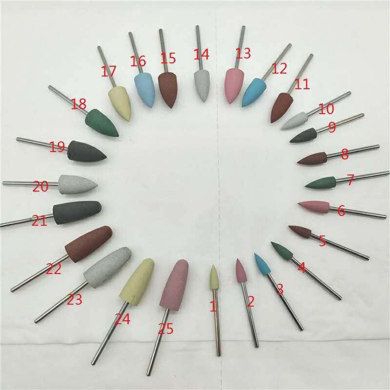 Dental polishing grinding head silicone rubber polishing grinding grinding technique materials low - speed polishing grinding head dental materials