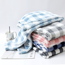 Couple coral velvet pajamas Mens thickened plus velvet warm flannel womens home pants winter leg closure pants