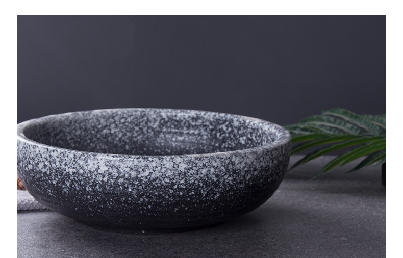 Large ceramic bowl big rainbow such as bowl noodles in soup bowl restaurant ltd. deep bowl dish of boiled fish big ready - to - cook malatang bowl bowl