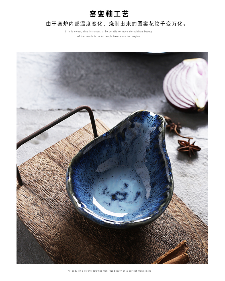 Creative up ceramic plate irregular special - shaped plate plate plate plate snack dish dish dish fruit bowl