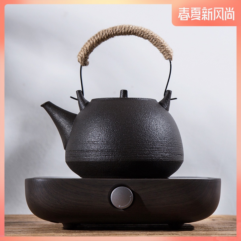 Cooking pot water jug kettle black kung fu tea set heat - resisting teapot teapot permeating the electric kettle TaoLu mail bag