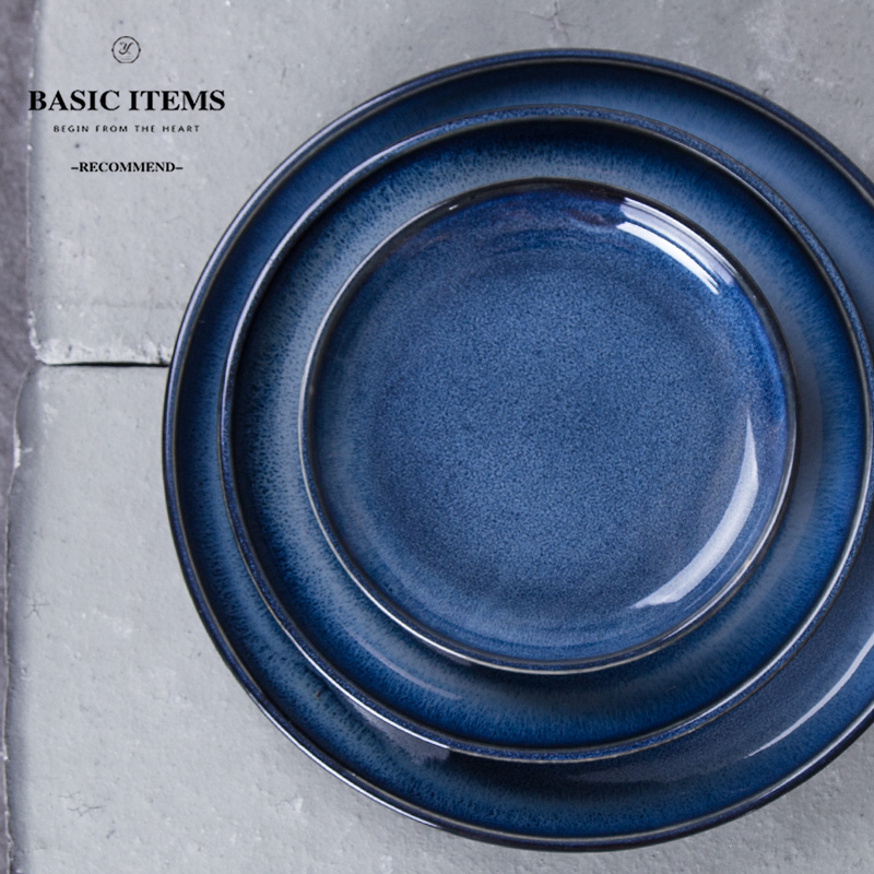 Creative up porcelain cover with pasta dishes FanPan SaPan western food restaurant with dish plate disc deep dish soup plate tray