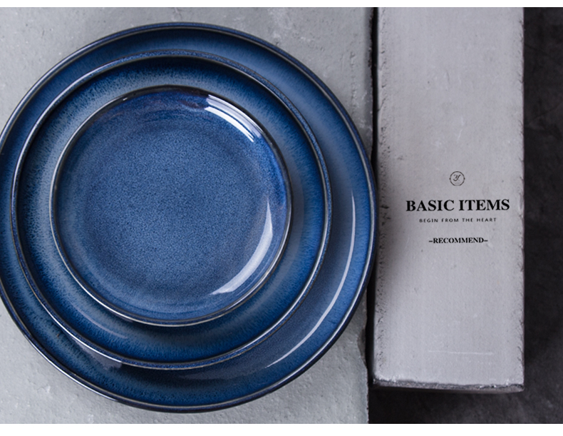 Creative up porcelain cover with pasta dishes FanPan SaPan western food restaurant with dish plate disc deep dish soup plate tray