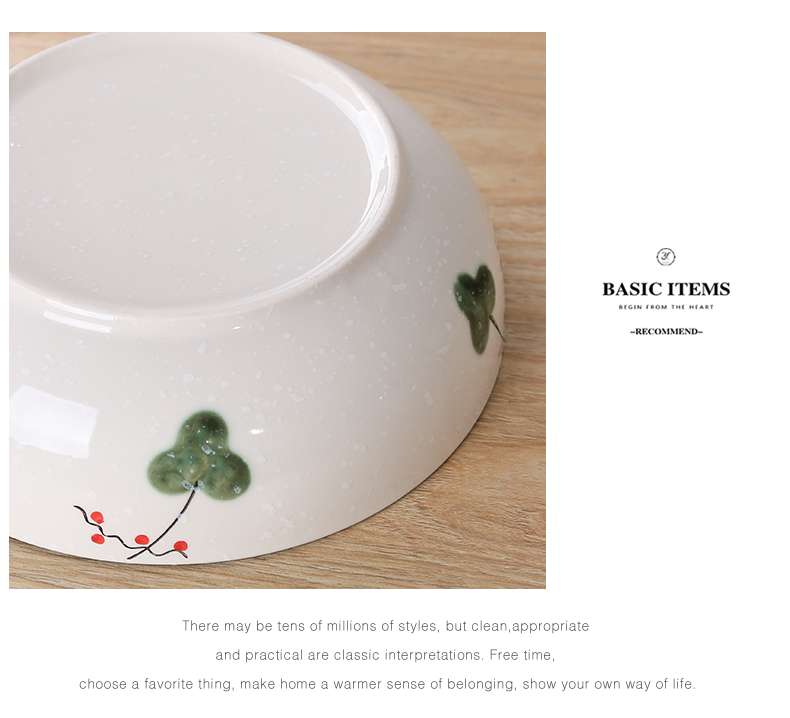 Japanese ceramics big bowl boiled fish pickled fish bowl size small never soup bowl dish size bowl of soup plate