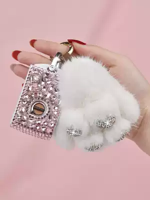 2021 VolvoXC60 key cover XC90S90XC40V90 diamond-studded female high-grade car key case buckle