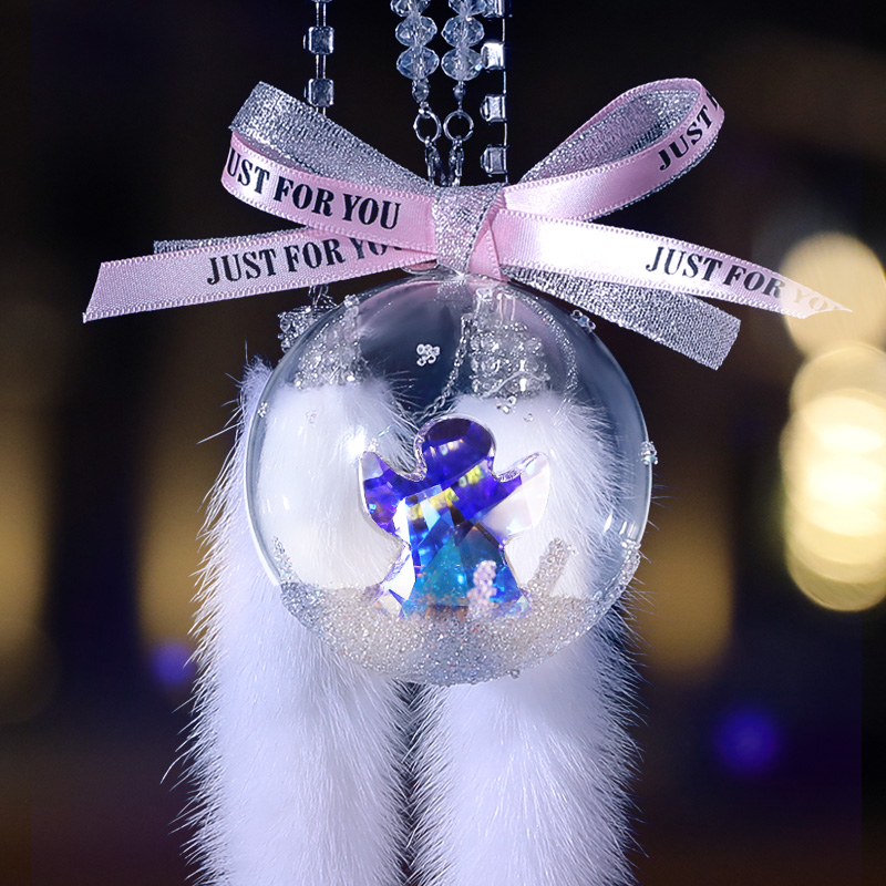 Car pendant goddess Fancy Creative Water Crystal Ball In-car Pendant Accessories Woman South Korea Adorable Inner Ornament Pendulum Pendant