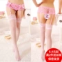 Mùa xuân và mùa hè của phụ nữ garter ren nữ giác quan vớ đen cám dỗ chống móc ống dài quần lót đồ lót mỏng dây nịt móc tất 