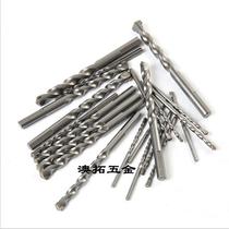 Impact drill head extended through the wall electric hammer drill bit Concrete drill bit two pits and two grooves round handle construction drill