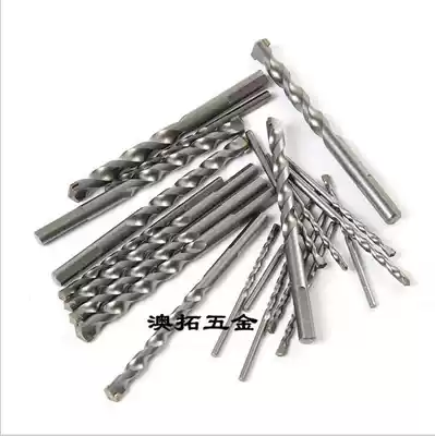 Impact drill bit extended Wall electric hammer drill bit concrete drill bit two pits and two grooves round shank construction drill