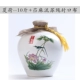 Jingdezhen chai rượu vang gốm 1 kg 2 kg 5 kg 10 kg rượu cổ lọ niêm phong rượu rỗng chai nhỏ bình đất nung giá treo ly rượu vang để bàn