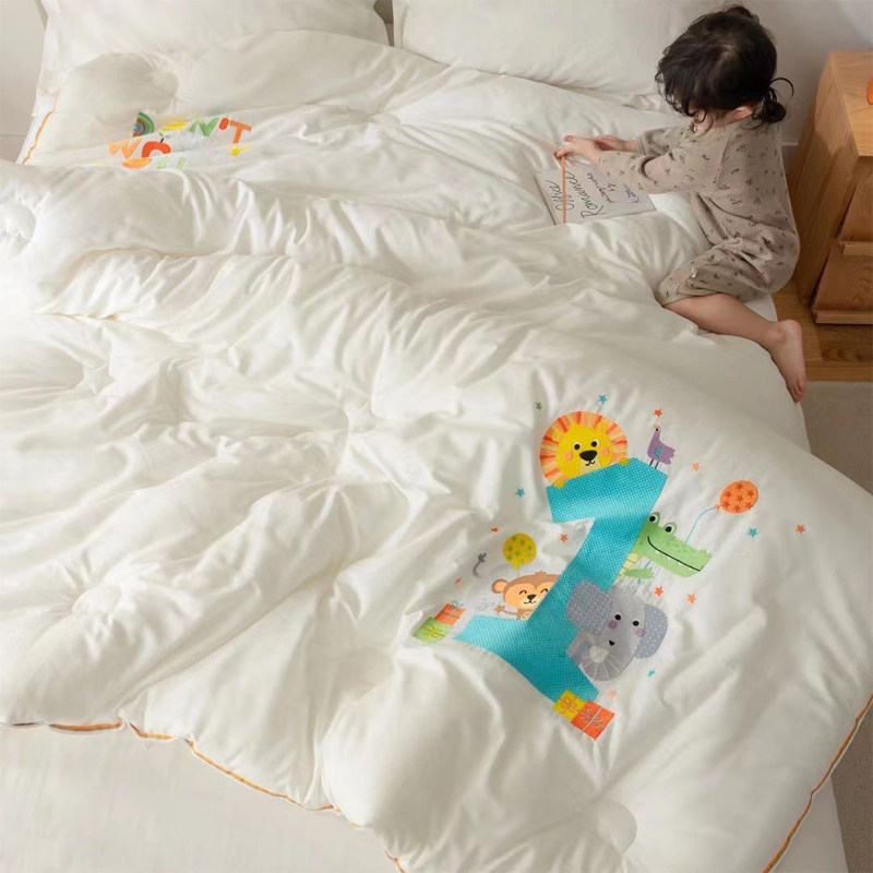 (Dispensers Recommended) Children's winter quilted by A class full cotton bacteriostatic quilt core Dormitory Standard Single Warm Quilt