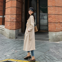 Rice White Wind Jersey Woman 2021 Spring Autumn Season New Temperament Long English Breeze Early Autumn Jacket Pop small