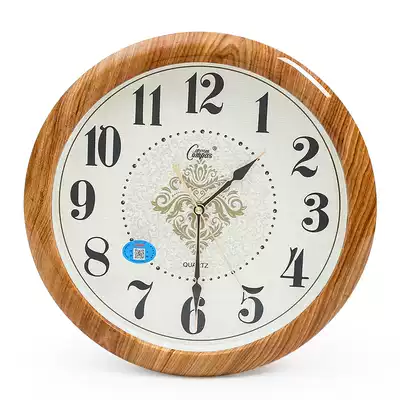Combus living room bedroom silent wall clock round 15 inch Chinese Classic Quartz clock wall clock