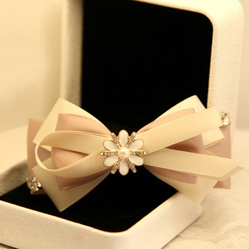 Fabric handmade head flower hair adorned with adult hair clip butterfly knot hairpin clip spring hairpin disc hair clip ladies hair dressing woman