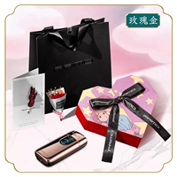 Золотая открытка, подарочная коробка, розовое золото, делается под заказ