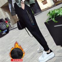 Girls plus velvet pants foreign air winter one velvet sweatpants winter children girls padded trousers winter tide