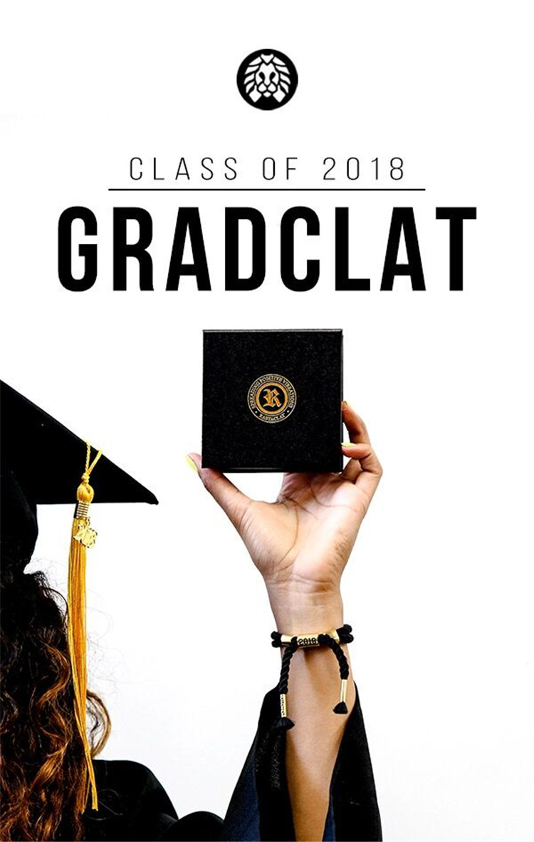 RASTACLAT chính thức xác thực sư tử nhỏ hạn chế loạt tốt nghiệp mùa dây thắt nút vòng tay ren vòng gỗ trầm hương