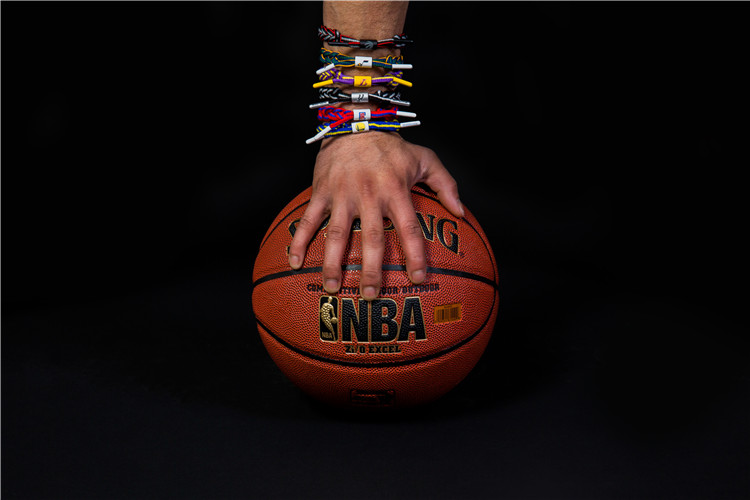 RASTACLAT chính thức xác thực con sư tử nhỏ NBA Chiến Binh Hiệp Sĩ Bờ Biển Phía Đông Bờ Biển Phía Tây cổ điển ren vòng đeo tay