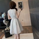 Белый летний приталенный корсет без рукавов, изысканный стиль, французский стиль, А-силуэт