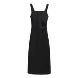 Элитное черное цветное шифоновое платье, летний жилет, длинная юбка, яркий броский стиль, эффект подтяжки, городской стиль