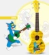 Handmade gỗ rắn ukulele cuốn sách tô màu quà tặng trẻ em ukulele nhạc cụ uklele guitar nhỏ - Nhạc cụ phương Tây trống bo