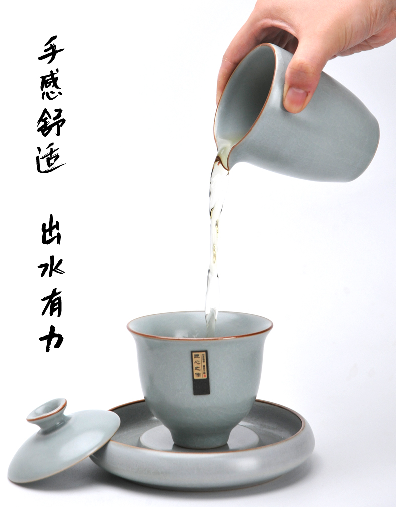 Your up kung fu tea set household ceramics tea Your porcelain teapot teacup tea gift boxes of a complete set of office