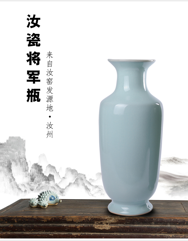 Archaize your up with porcelain of thy son Chinese style classical contracted sitting room porch decoration ceramics big vase household furnishing articles