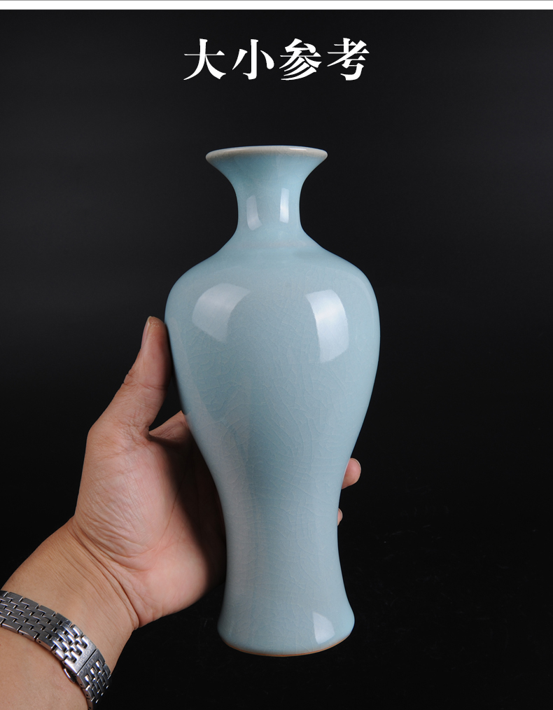 Archaize your up handicraft ru porcelain vase ceramic flower arranging flowers, restoring ancient ways is contracted home sitting room adornment is placed