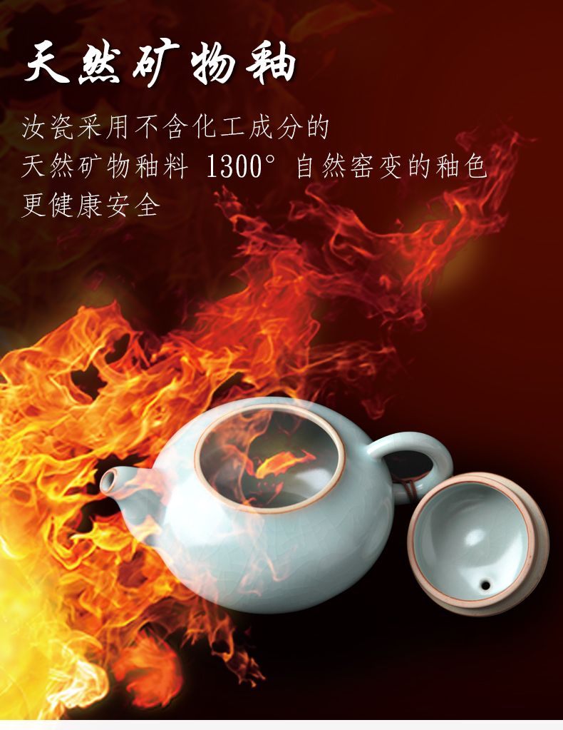 Your up ceramic antique teapot pot teapot kung fu tea set single pot office home a single large pure manual