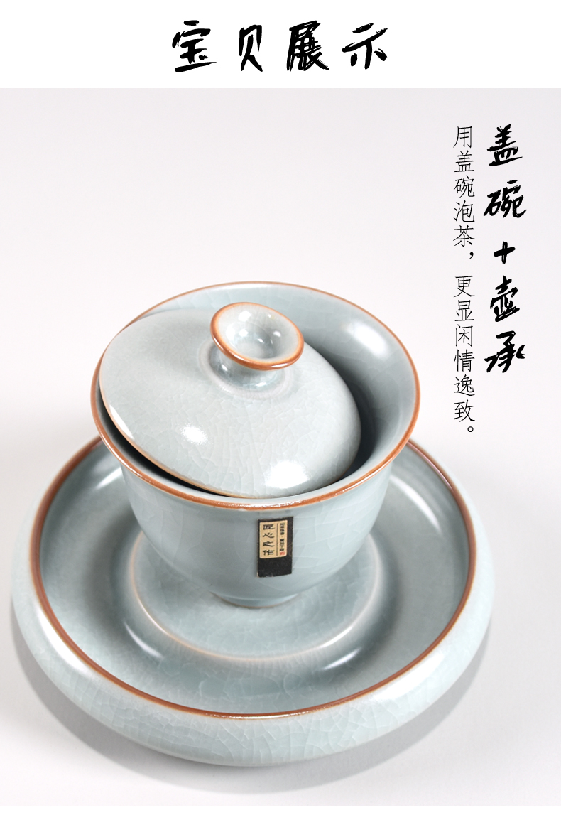 Your up kung fu tea set of household ceramic tea with tea teapot teacup tureen office gift gift boxes