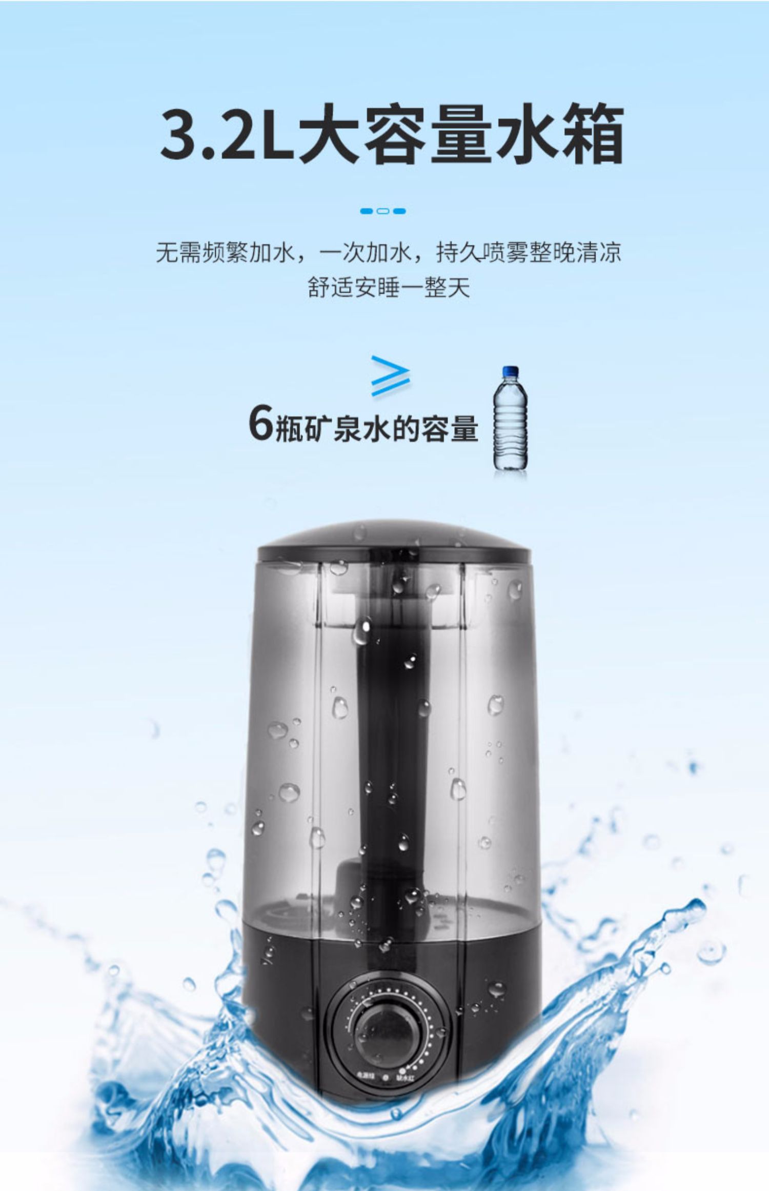Quạt phun nước Gao Đinh quạt nước làm mát nước làm ẩm giữ nước nguyên tử phun sương quạt im lặng điều khiển từ xa sàn quạt - Quạt điện máy quạt công nghiệp