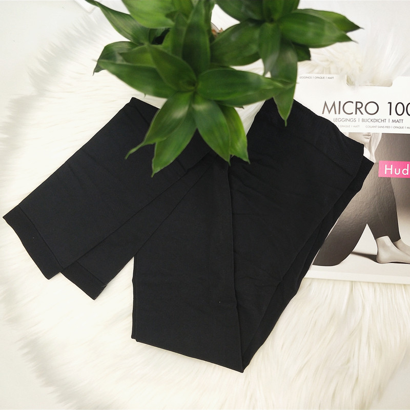 Autumn and winter models imported from Germany Hudson Micro 100D super elastic velvet sense large size base nine-point tights