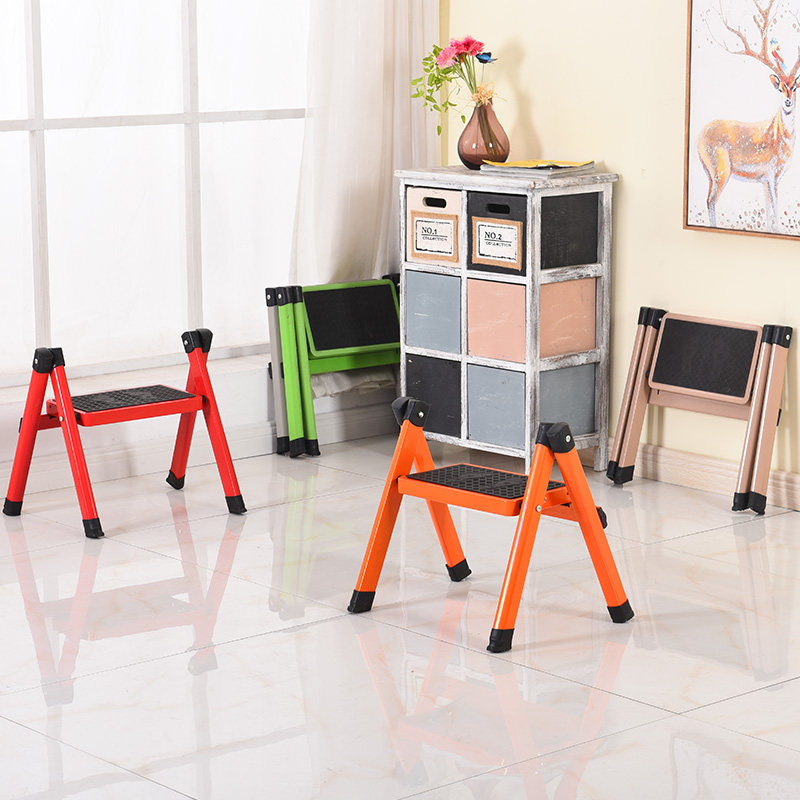 One-step ladder Household ladder Folding ladder Children's ladder Mazha flower rack ladder Office footrest Under the table footrest stool Shoe stool