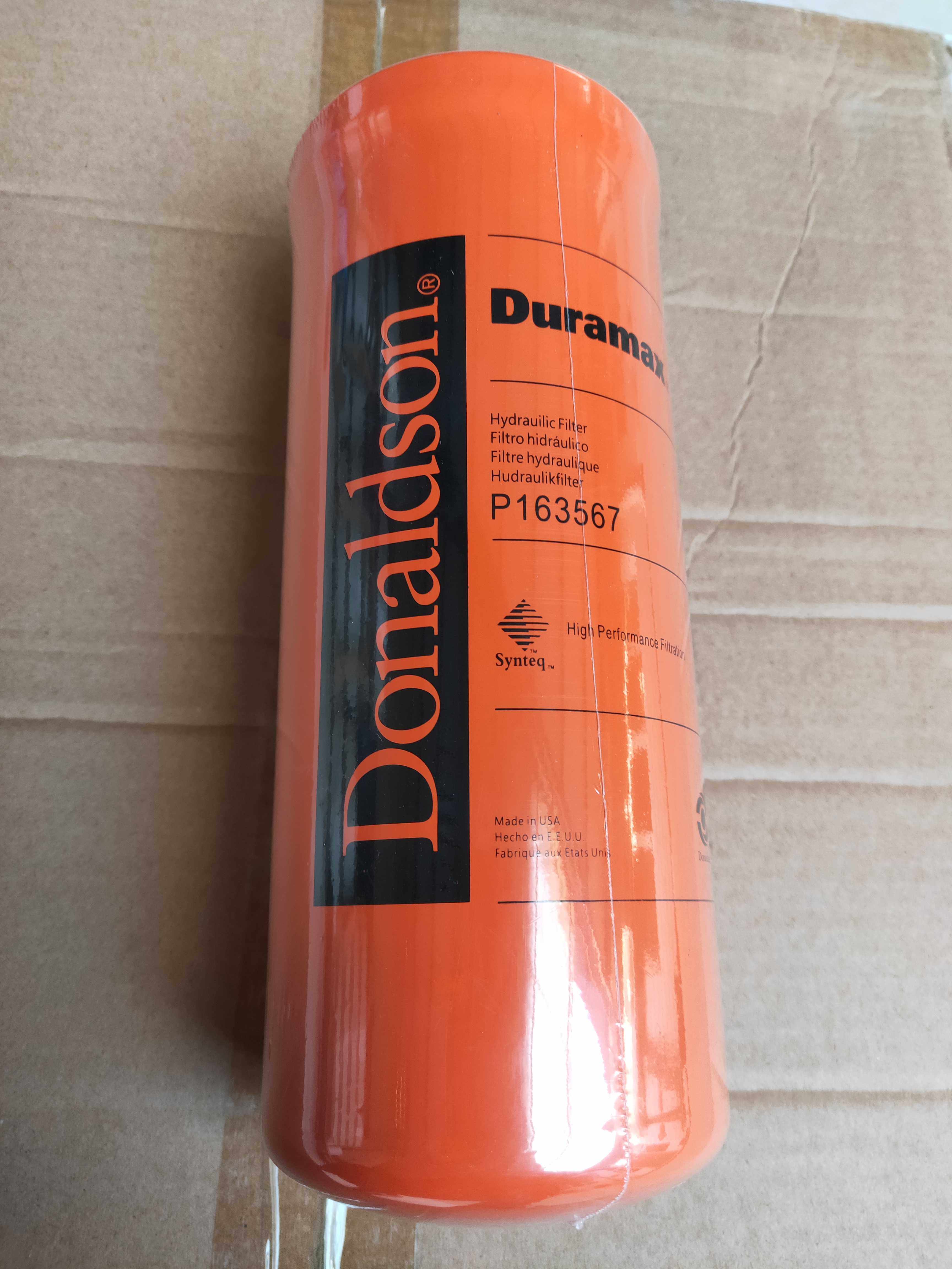 P163567 Hydraulic Filter Donaldson Construction Machinery Equipment Maintenance Parts