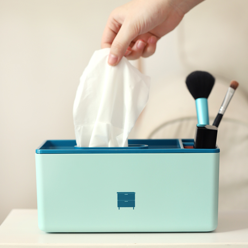 Nordic ins wind net red paper box Home living room creative tissue box remote control storage box Coffee table multi-function