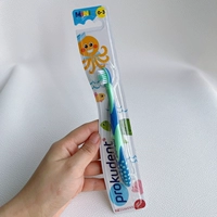 Зеленая зубная щетка, 0-3 лет