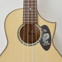 Sunny ukulele rosewood guard ukulele small guitar sun flower inlaid high-end wood strike board baffle