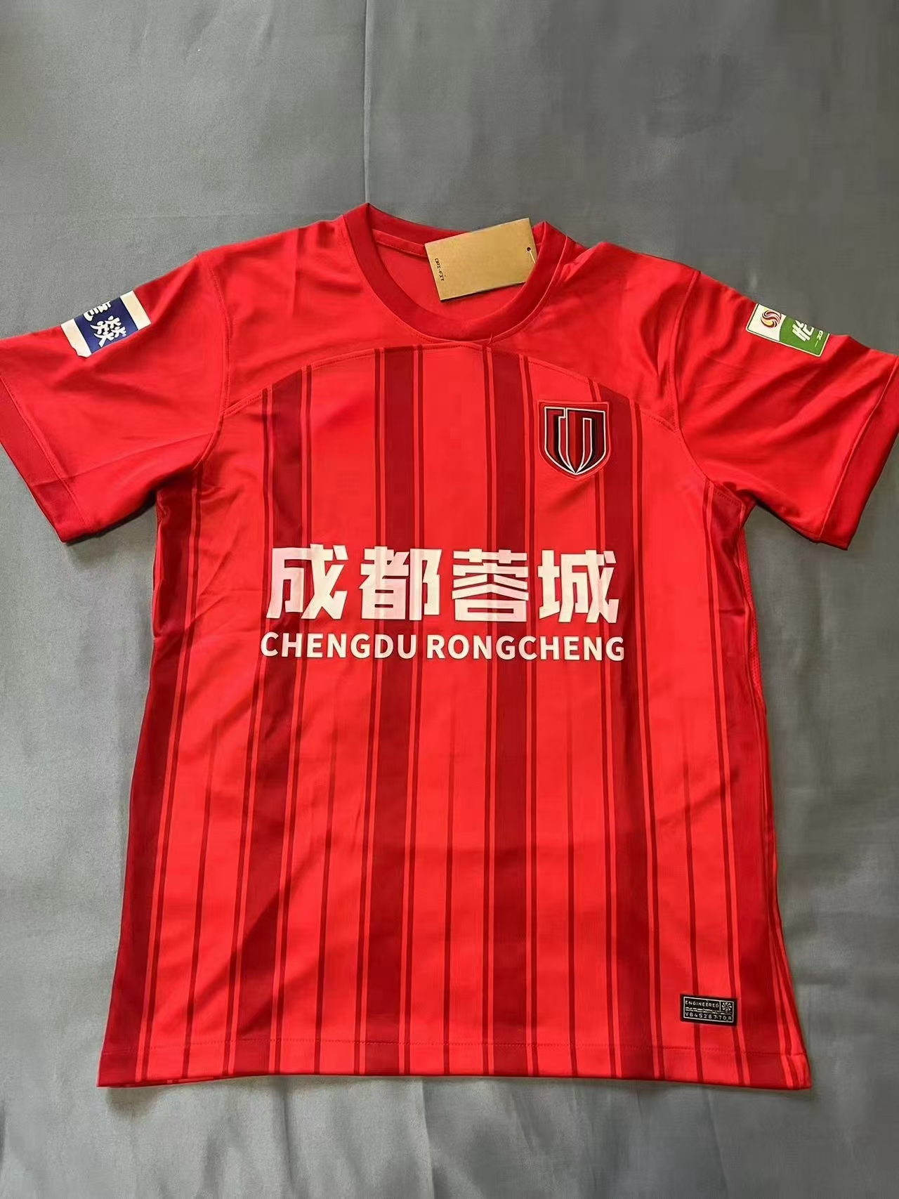 2024年中国スーパーリーグ成都栄成ホームユニフォームトレーニングユニフォームファンユニフォーム子供用サイズ魏世浩ユニフォーム