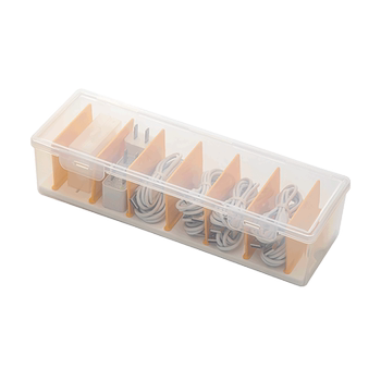 Data cable charger plug flip storage box