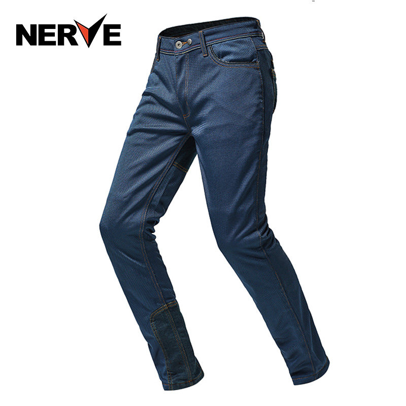 NERVE motorcycle riding jeans men's and women's motorcycle racing pants mesh breathable anti-fall wear resistant four seasons autumn and winter