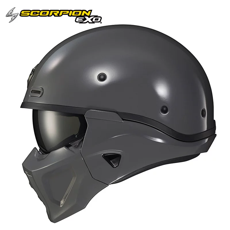 Американский шлем для мотоцикла Scorpion EXO / скорпион, ретро полноразмерный шлем, комбинированный шлем на четыре сезона и полупростой шлем