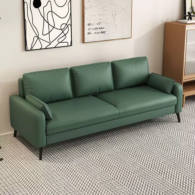 Minimalistic sofa for bedroom for double, internet celebrity, science and technology