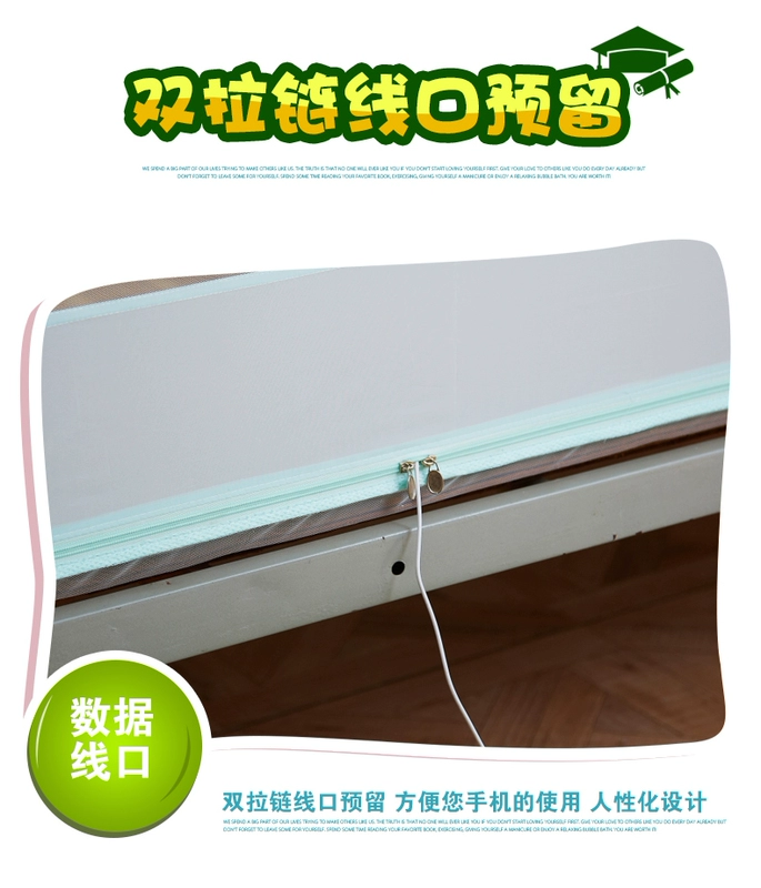 Ký túc xá lưới chống muỗi sinh viên Ký túc xá dây kéo phòng ngủ giường đơn 80 * 90 * 100cm0.9 / 1.2 m giường tầng - Lưới chống muỗi