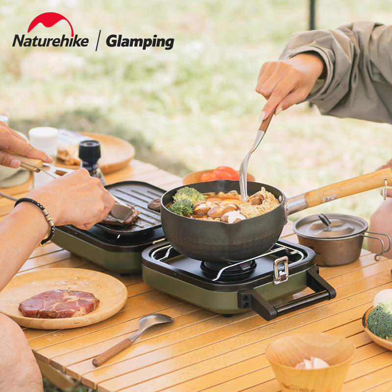 Naturehike Nongka Double Fire Folding Gas Outdoor Portable Pitching Equipment Camping Cookware