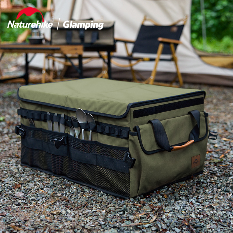 Naturehike folding container box portable outdoor camping equipment accessories large-capacity storage box
