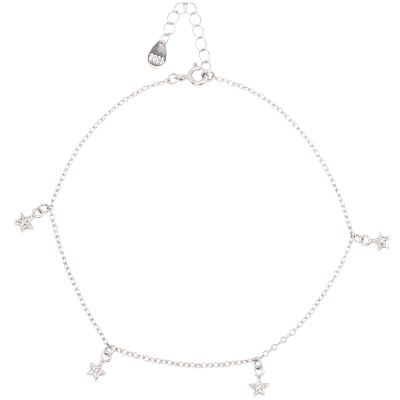 Chaine de cheville Femme en Argenterie - Ref 3103301 Image 5